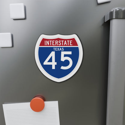 Interstate 45 (U.S. Highways) Die-Cut Magnet-The Sticker Space