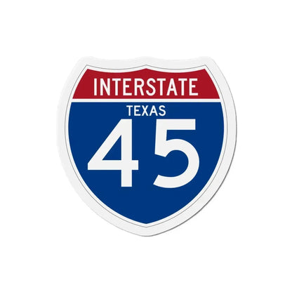 Interstate 45 (U.S. Highways) Refrigerator Magnet 3 Inch - The Sticker Space