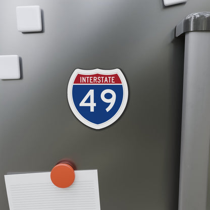 Interstate 49 (U.S. Highways) Die-Cut Magnet-The Sticker Space