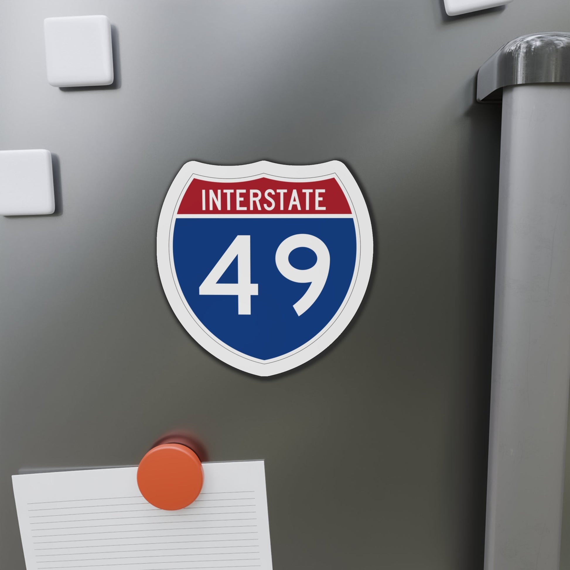 Interstate 49 (U.S. Highways) Die-Cut Magnet-The Sticker Space