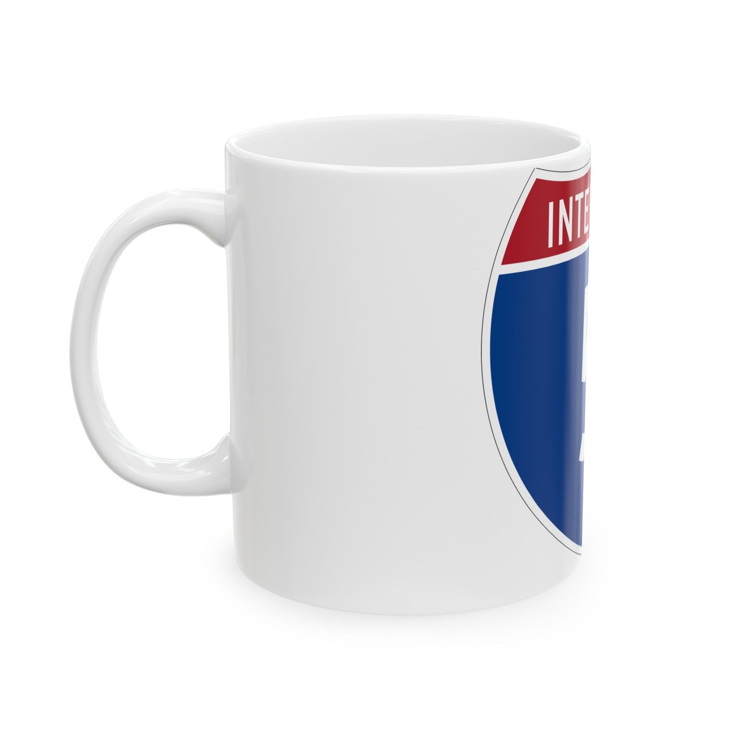 Interstate 5 (U.S. Highways) White Coffee Mug-The Sticker Space