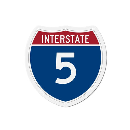 Interstate 5 (U.S. Highways) Refrigerator Magnet 5 Inch - The Sticker Space