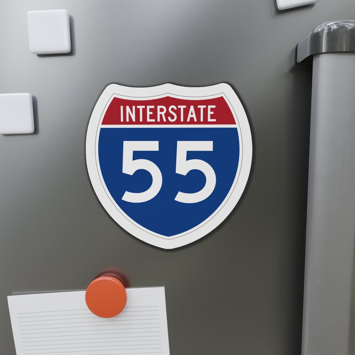 Interstate 55 (U.S. Highways) Die-Cut Magnet-The Sticker Space