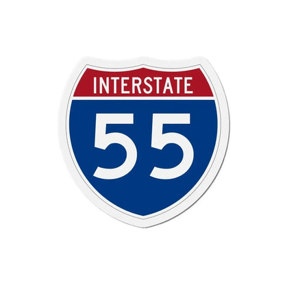 Interstate 55 (U.S. Highways) Refrigerator Magnet - The Sticker Space