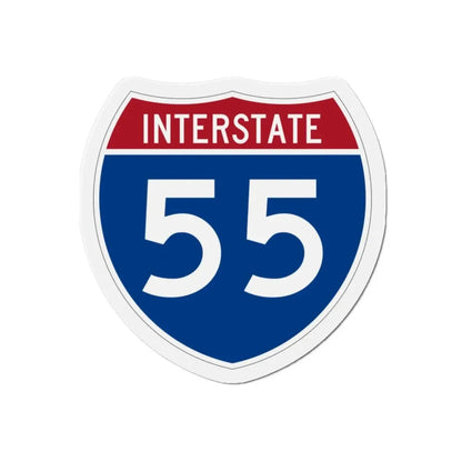 Interstate 55 (U.S. Highways) Refrigerator Magnet - The Sticker Space