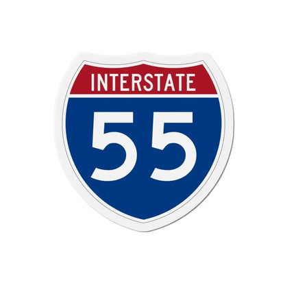 Interstate 55 (U.S. Highways) Refrigerator Magnet - The Sticker Space
