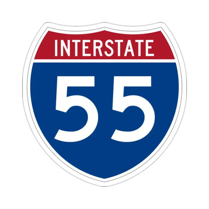 Interstate 55 (U.S. Highways) STICKER Vinyl Die-Cut Decal - The Sticker Space