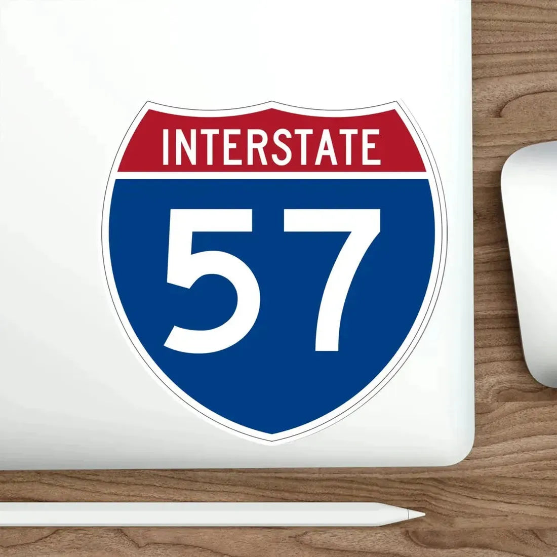 Interstate 57 (U.S. Highways) STICKER Vinyl Die-Cut Decal - The Sticker Space