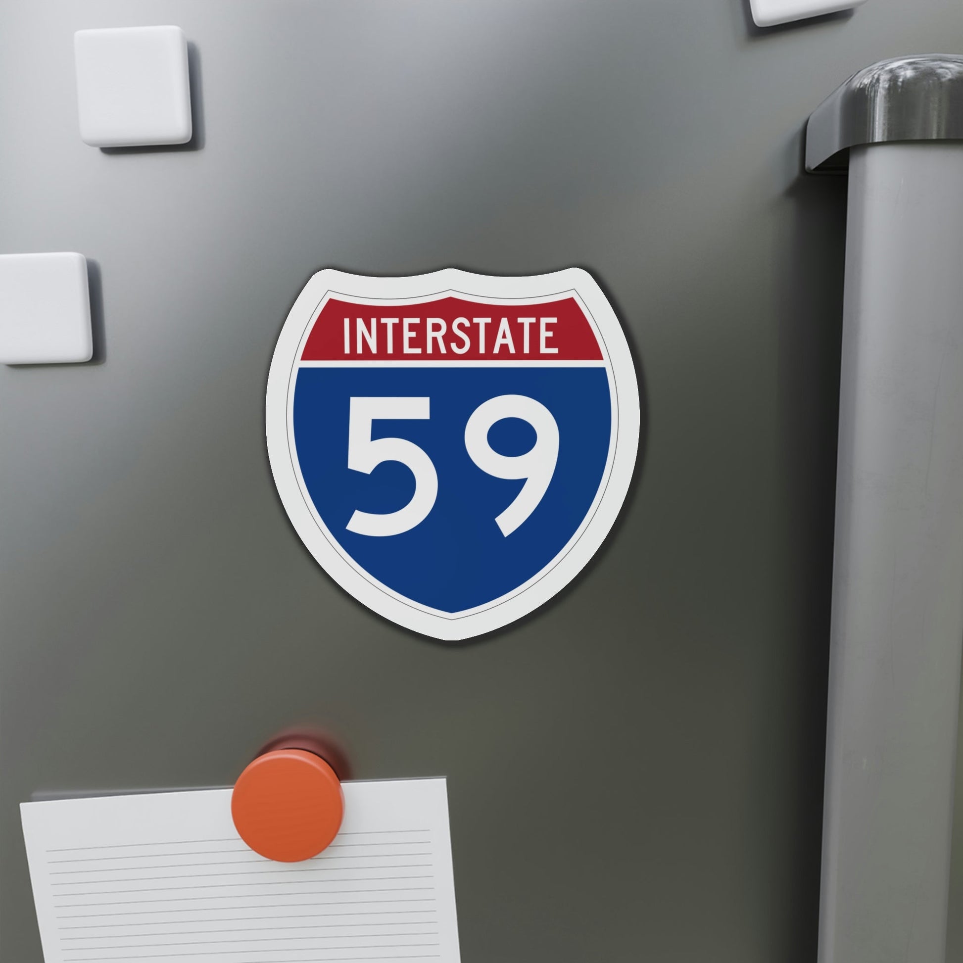 Interstate 59 (U.S. Highways) Die-Cut Magnet-The Sticker Space