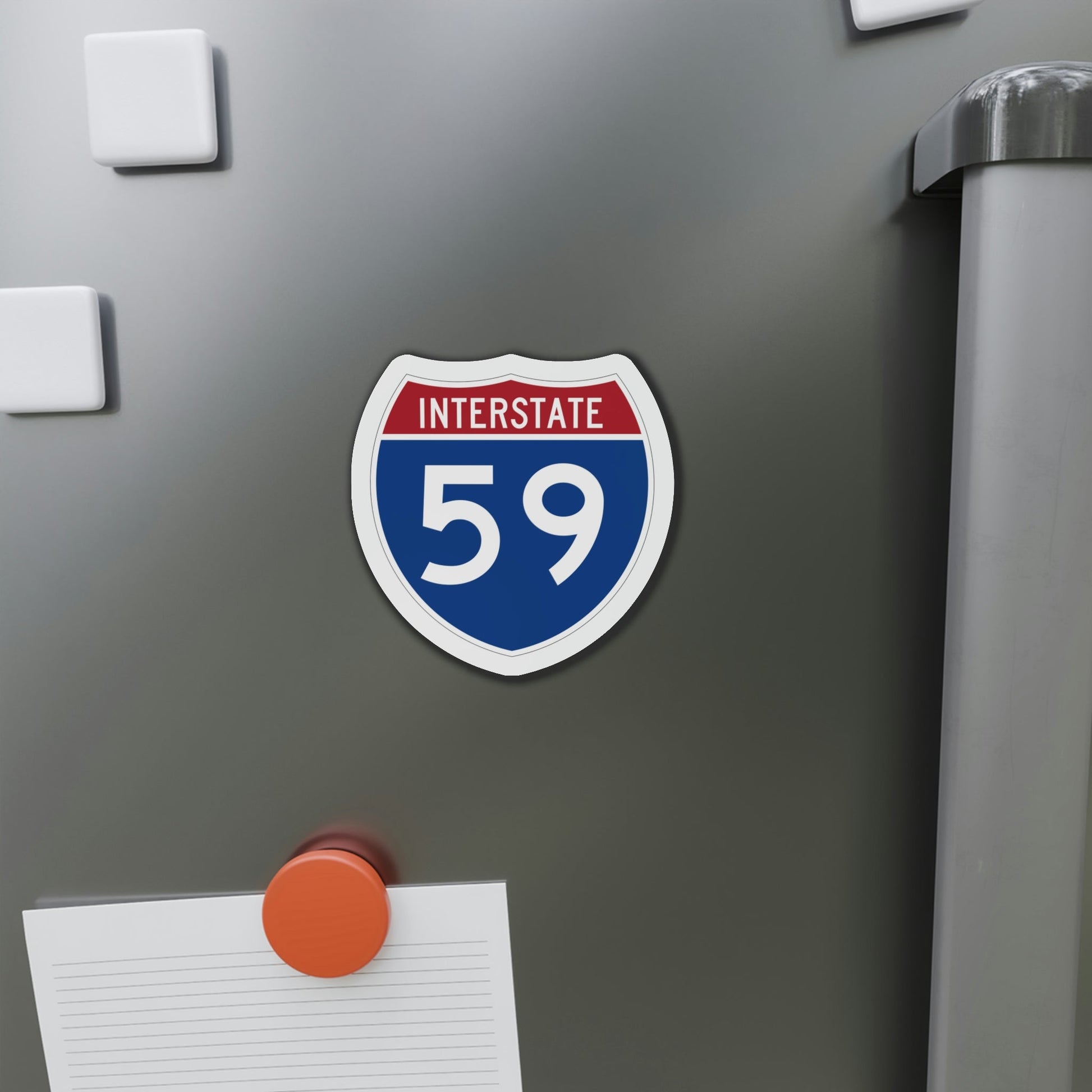 Interstate 59 (U.S. Highways) Die-Cut Magnet-The Sticker Space