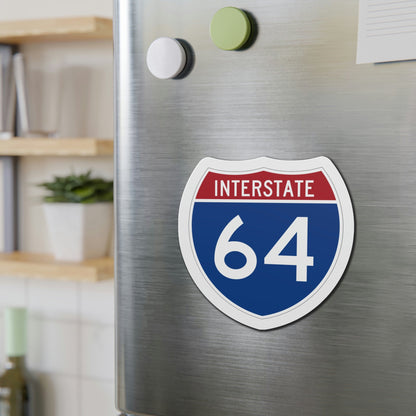 Interstate 64 (U.S. Highways) Die-Cut Magnet-The Sticker Space