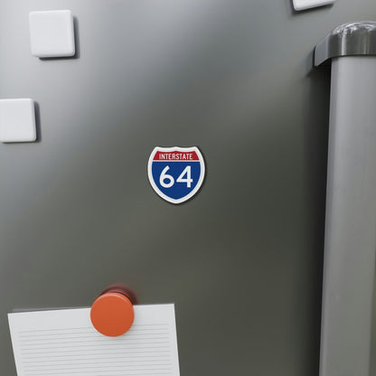 Interstate 64 (U.S. Highways) Die-Cut Magnet-The Sticker Space