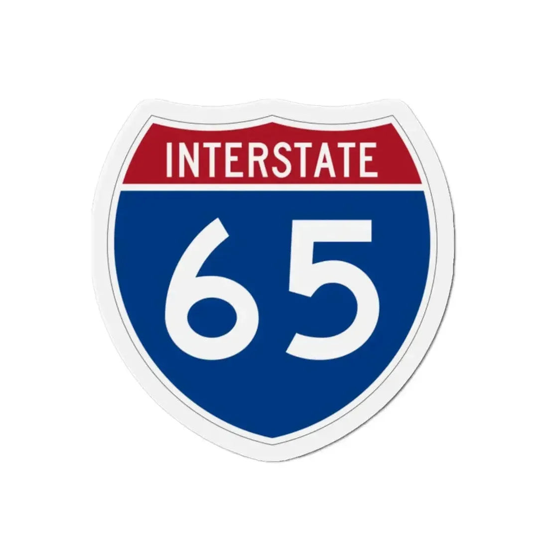 Interstate 65 (U.S. Highways) Refrigerator Magnet 2 Inch - The Sticker Space