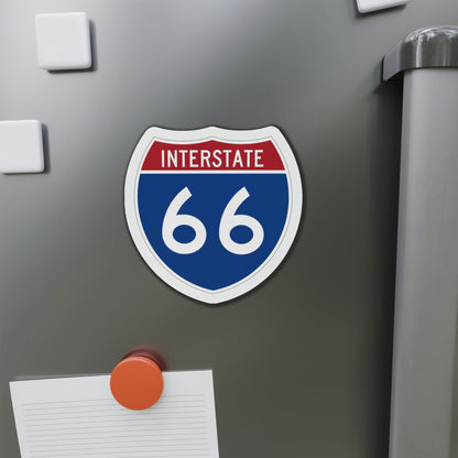 Interstate 66 (U.S. Highways) Die-Cut Magnet-The Sticker Space