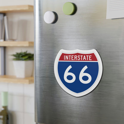 Interstate 66 (U.S. Highways) Die-Cut Magnet-The Sticker Space