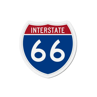 Interstate 66 (U.S. Highways) Refrigerator Magnet 6 Inch - The Sticker Space