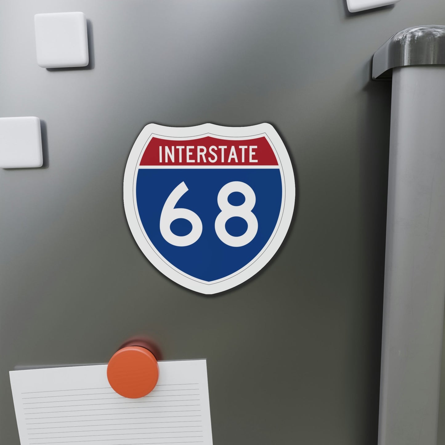 Interstate 68 (U.S. Highways) Die-Cut Magnet-The Sticker Space