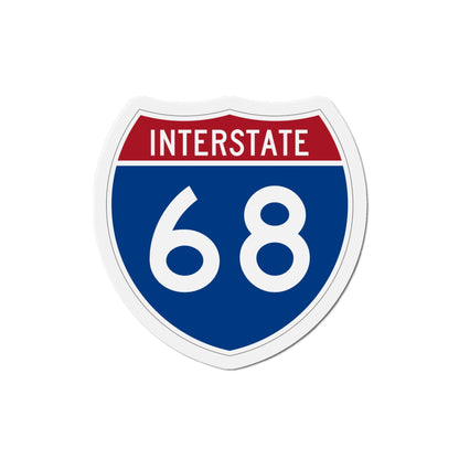 Interstate 68 (U.S. Highways) Die-Cut Magnet-5 Inch-The Sticker Space