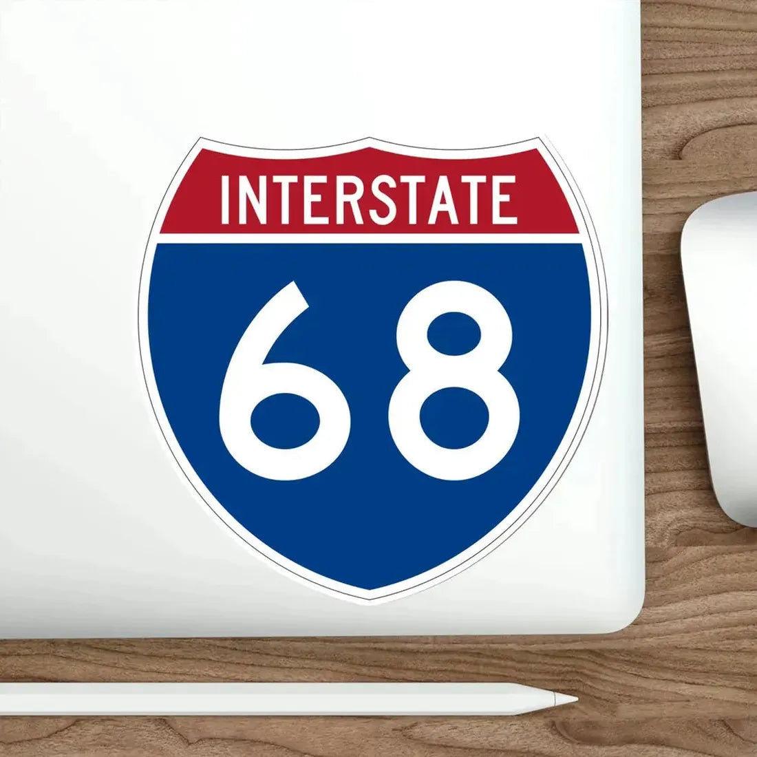 Interstate 68 (U.S. Highways) STICKER Vinyl Die-Cut Decal - The Sticker Space