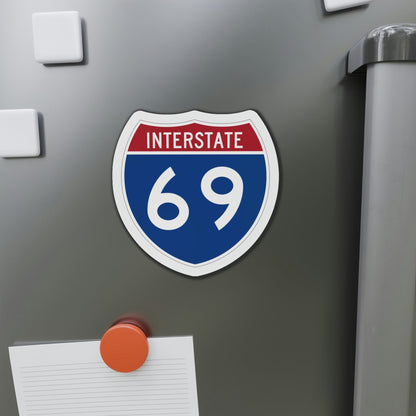 Interstate 69 (U.S. Highways) Die-Cut Magnet-The Sticker Space