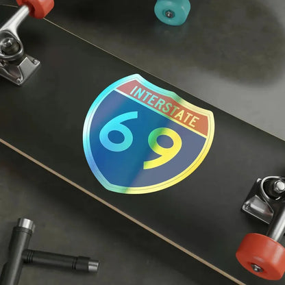 Interstate 69 (U.S. Highways) Holographic STICKER Die-Cut Vinyl Decal - The Sticker Space