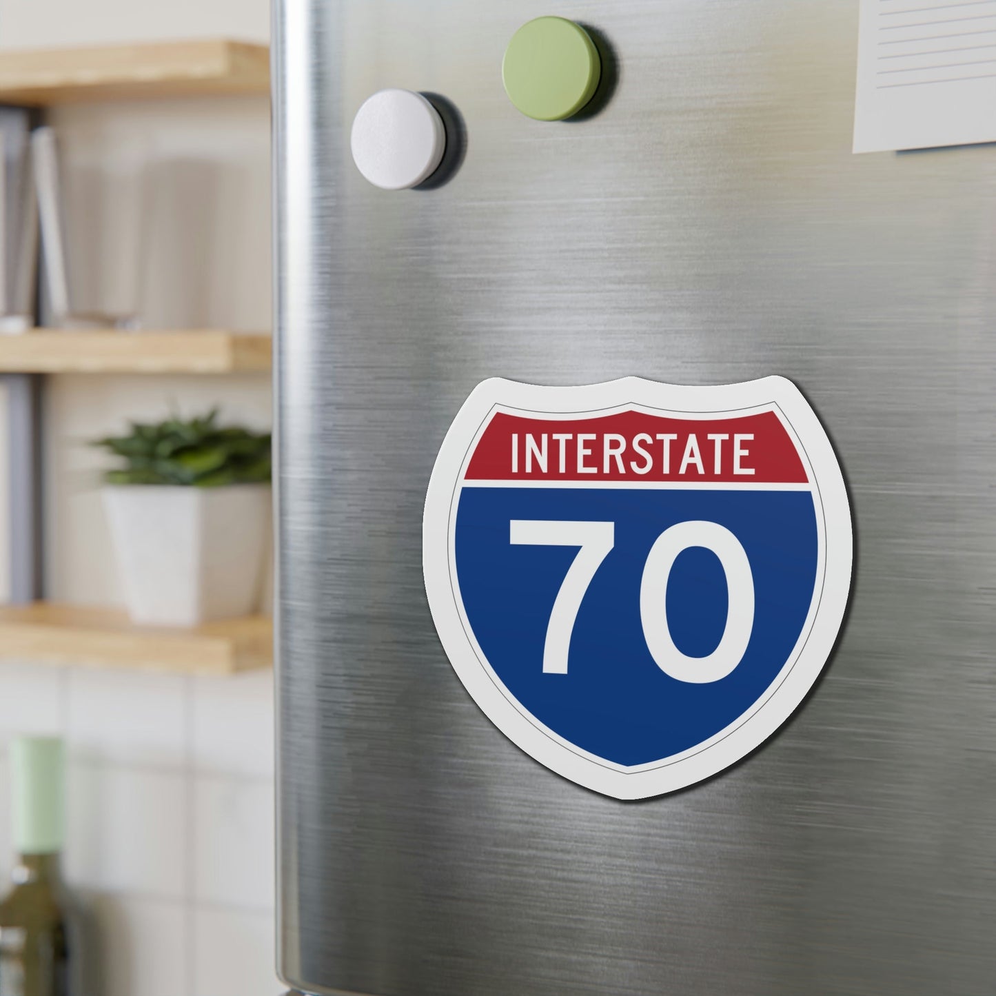 Interstate 70 (U.S. Highways) Die-Cut Magnet-The Sticker Space