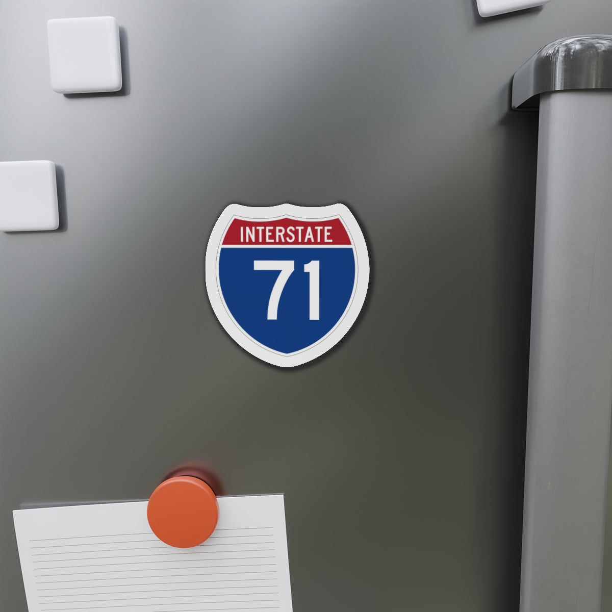 Interstate 71 (U.S. Highways) Die-Cut Magnet-The Sticker Space