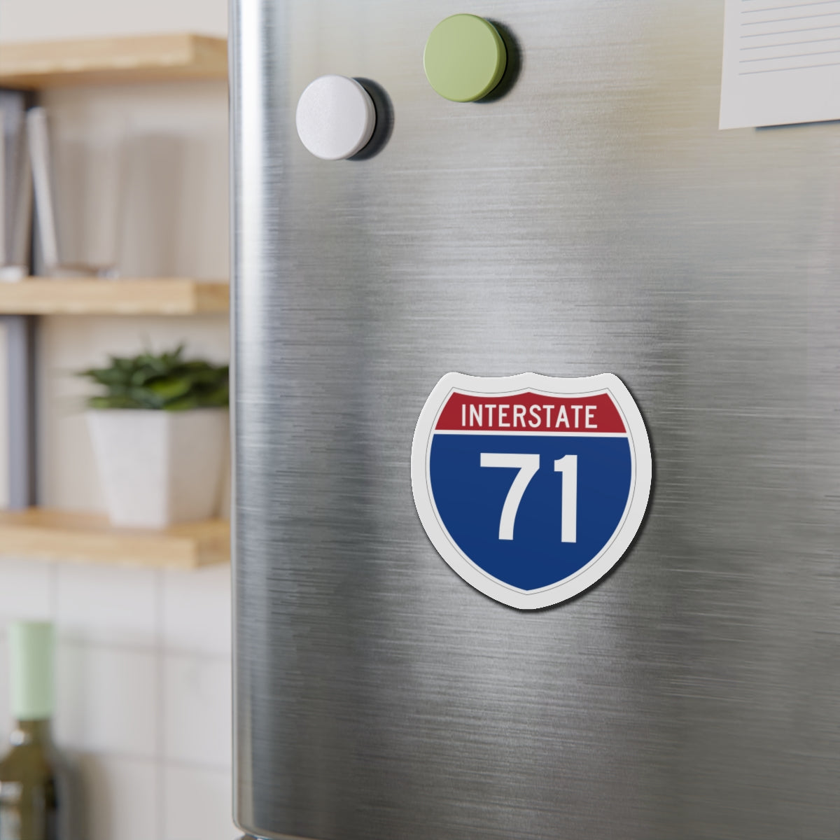 Interstate 71 (U.S. Highways) Die-Cut Magnet-The Sticker Space