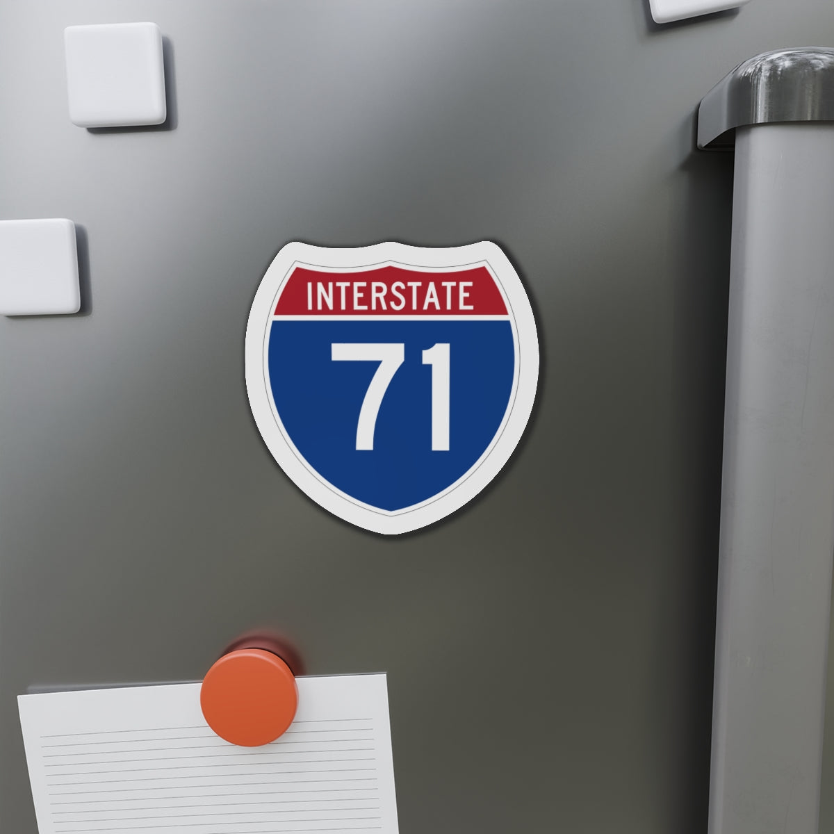 Interstate 71 (U.S. Highways) Die-Cut Magnet-The Sticker Space