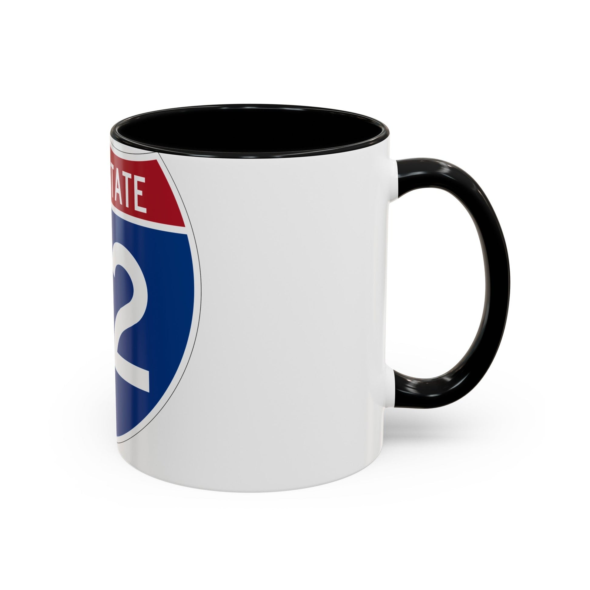 Interstate 72 (U.S. Highways) Accent Coffee Mug-The Sticker Space