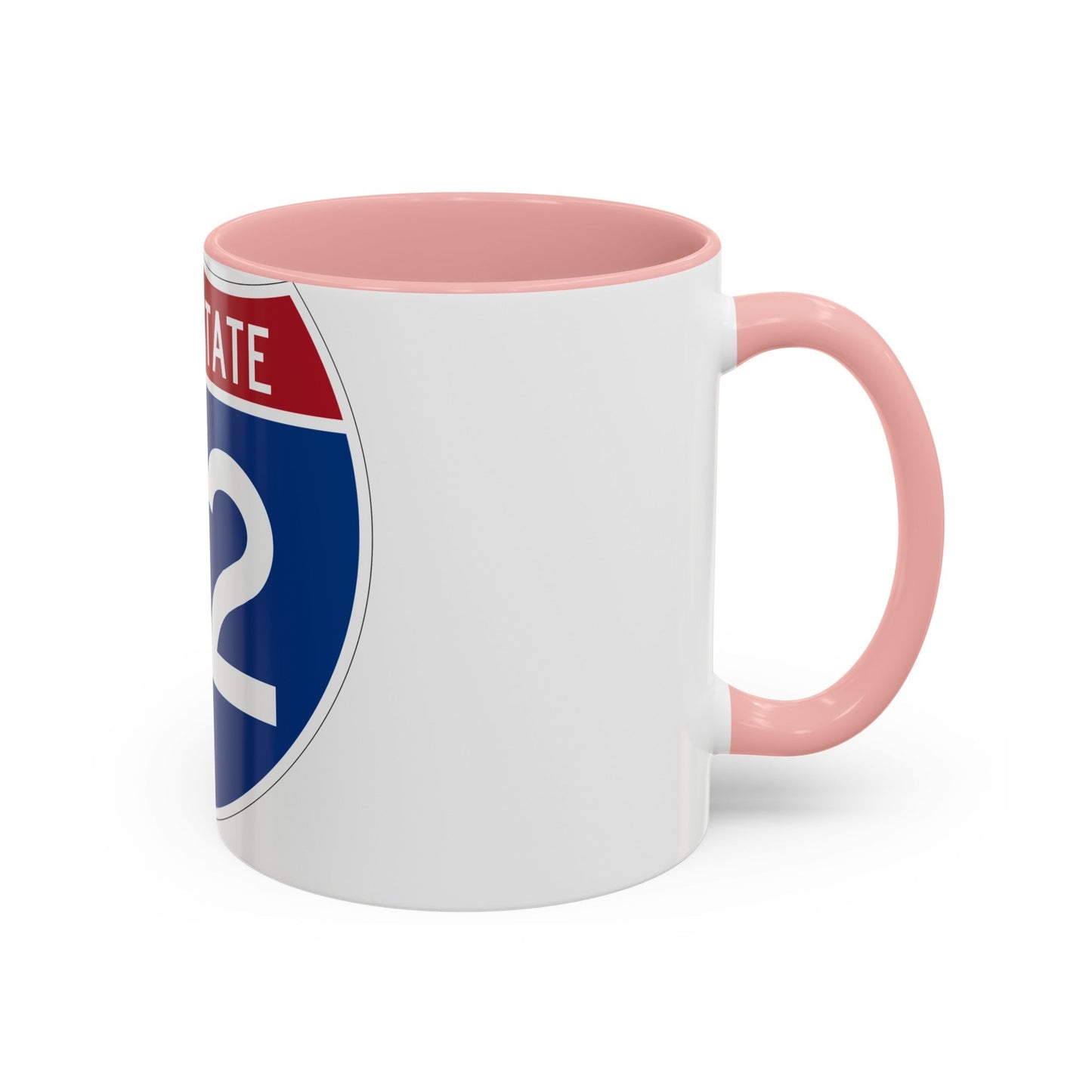 Interstate 72 (U.S. Highways) Accent Coffee Mug-The Sticker Space