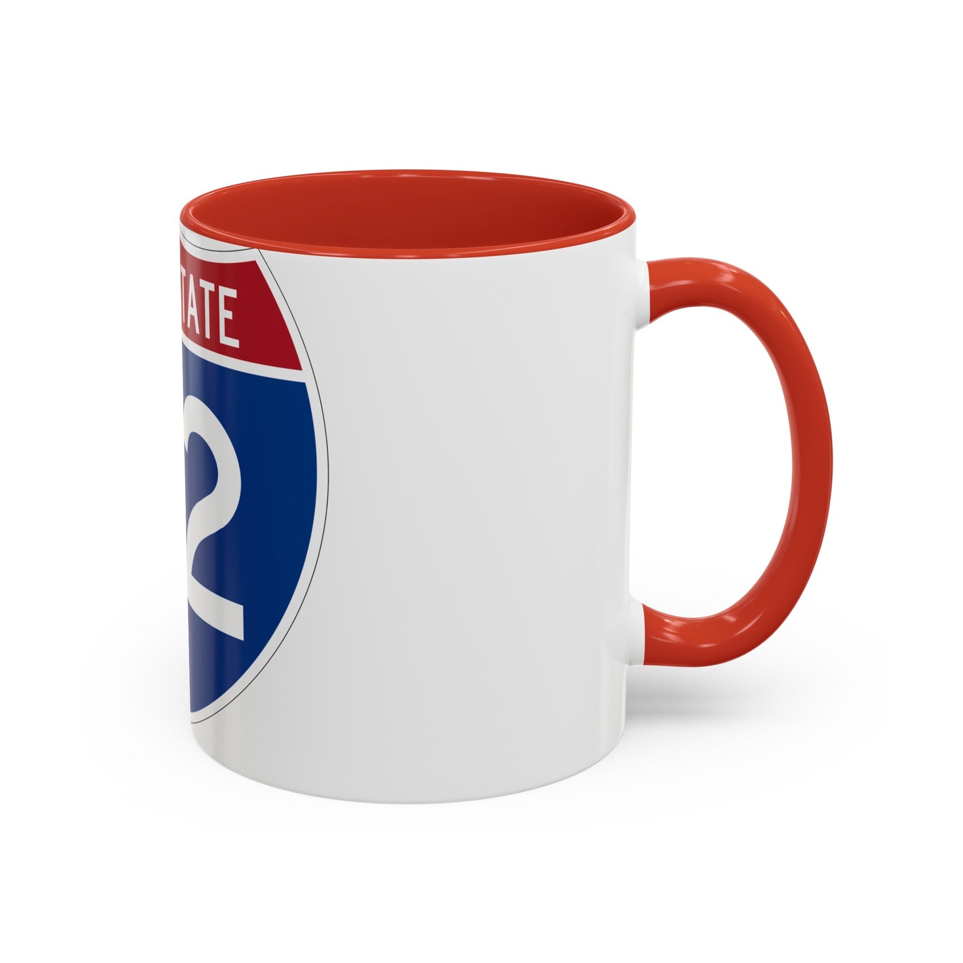 Interstate 72 (U.S. Highways) Accent Coffee Mug-The Sticker Space