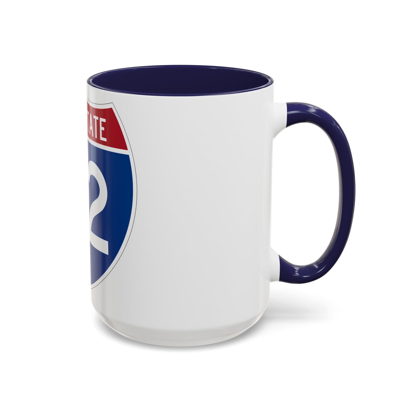 Interstate 72 (U.S. Highways) Accent Coffee Mug-The Sticker Space