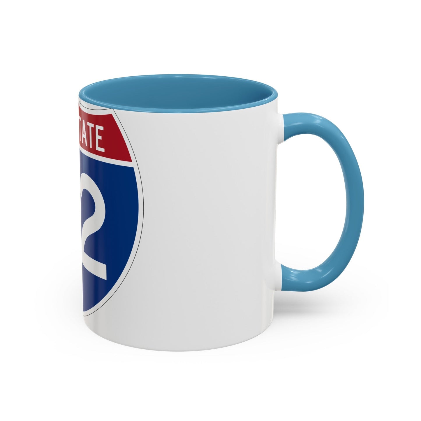 Interstate 72 (U.S. Highways) Accent Coffee Mug-The Sticker Space