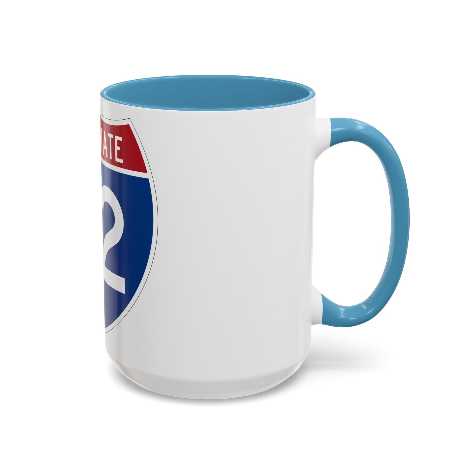 Interstate 72 (U.S. Highways) Accent Coffee Mug-The Sticker Space