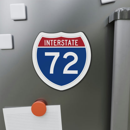 Interstate 72 (U.S. Highways) Die-Cut Magnet-The Sticker Space