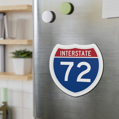 Interstate 72 (U.S. Highways) Die-Cut Magnet-The Sticker Space