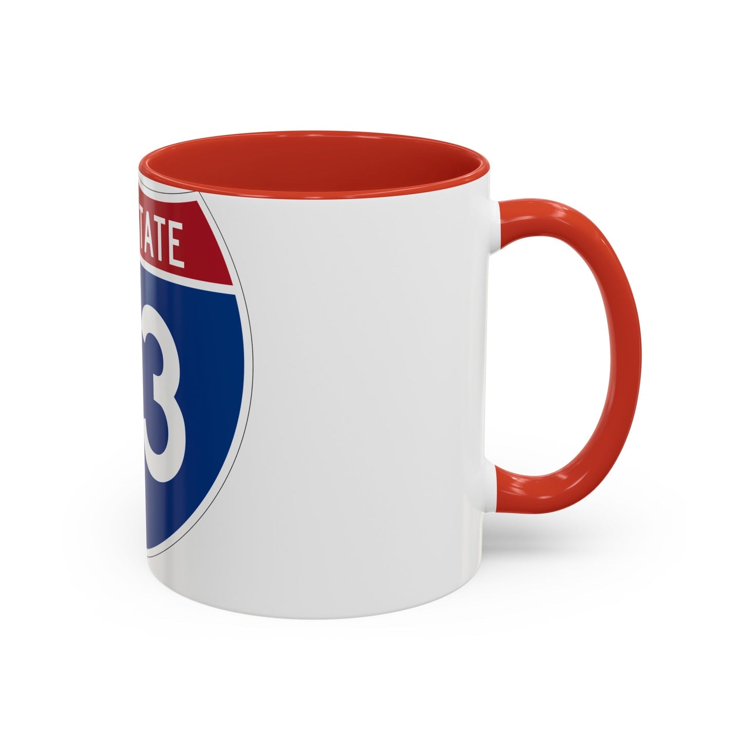 Interstate 73 (U.S. Highways) Accent Coffee Mug-The Sticker Space