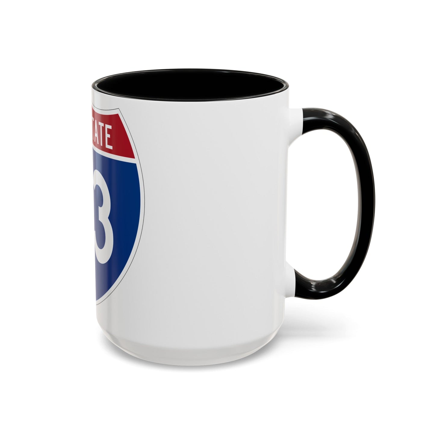 Interstate 73 (U.S. Highways) Accent Coffee Mug-The Sticker Space