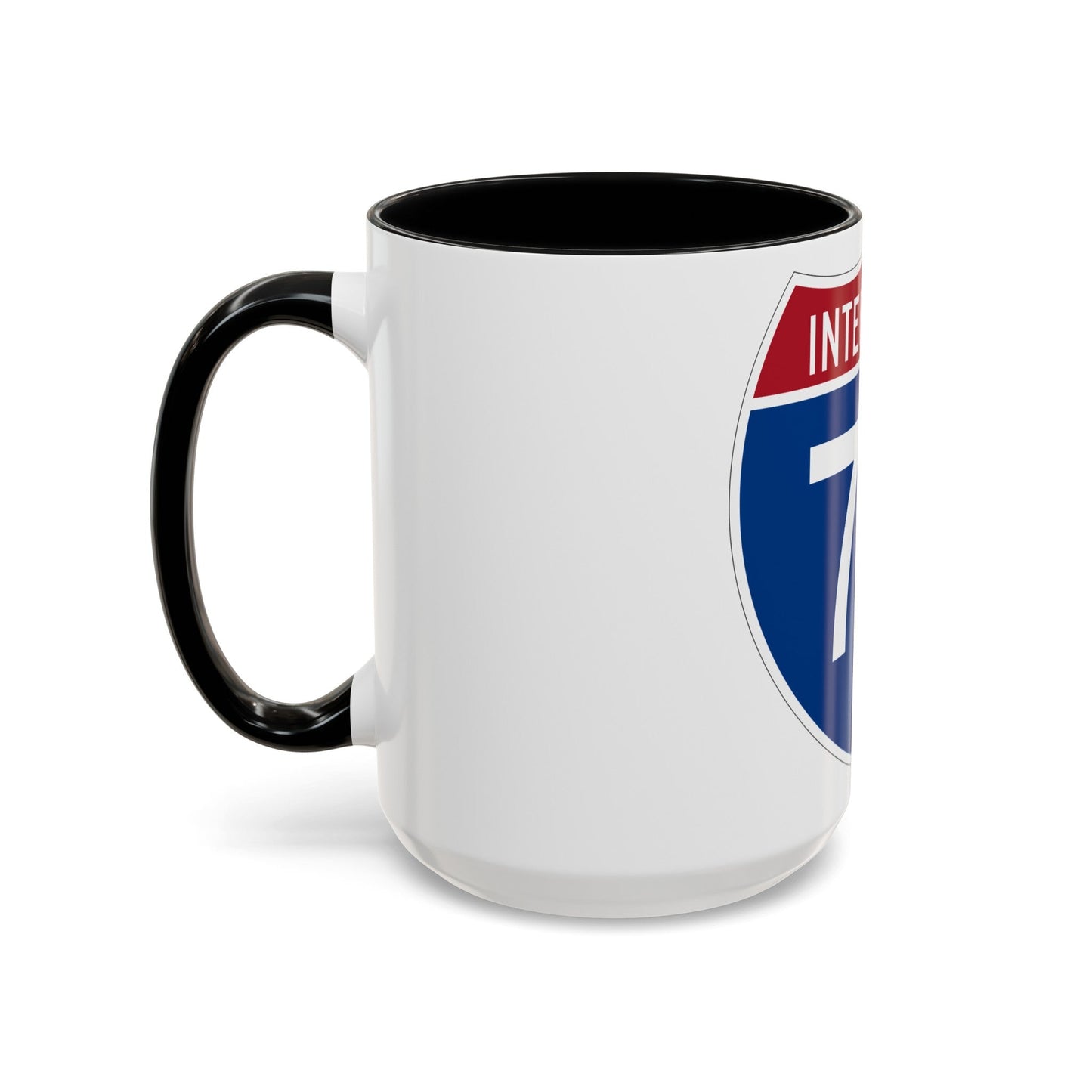 Interstate 73 (U.S. Highways) Accent Coffee Mug-The Sticker Space