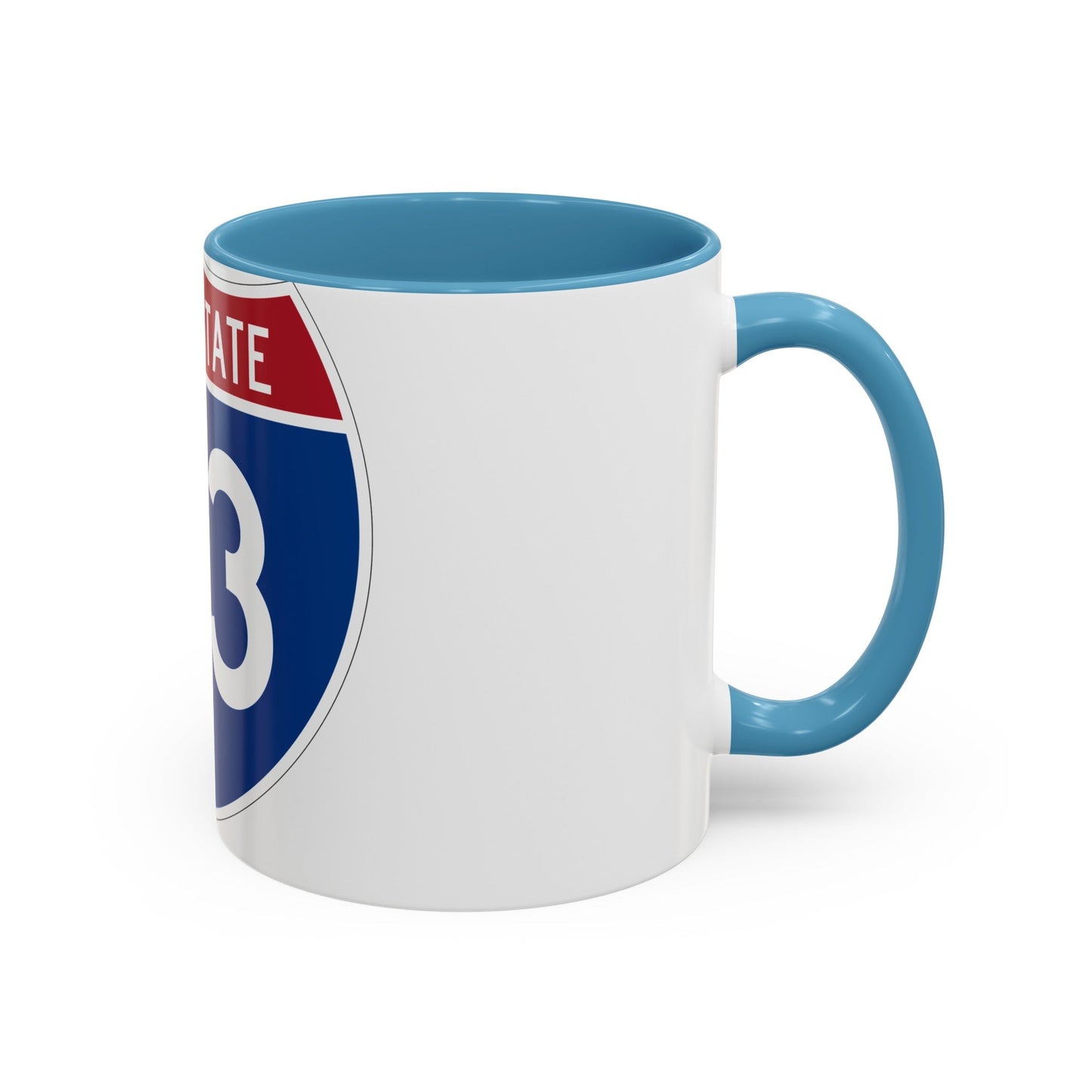 Interstate 73 (U.S. Highways) Accent Coffee Mug-The Sticker Space