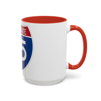 Interstate 75 (U.S. Highways) Accent Coffee Mug-The Sticker Space