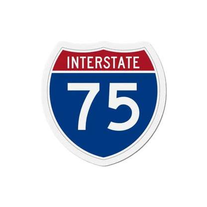 Interstate 75 (U.S. Highways) Refrigerator Magnet 4 Inch - The Sticker Space