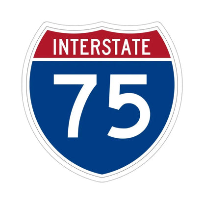 Interstate 75 (U.S. Highways) STICKER Vinyl Die-Cut Decal 3 Inch - The Sticker Space