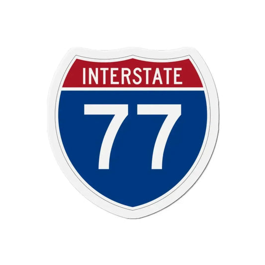 Interstate 77 (U.S. Highways) Refrigerator Magnet 2 Inch - The Sticker Space