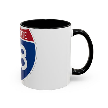 Interstate 78 (U.S. Highways) Accent Coffee Mug-The Sticker Space