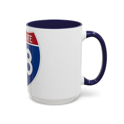 Interstate 78 (U.S. Highways) Accent Coffee Mug-The Sticker Space