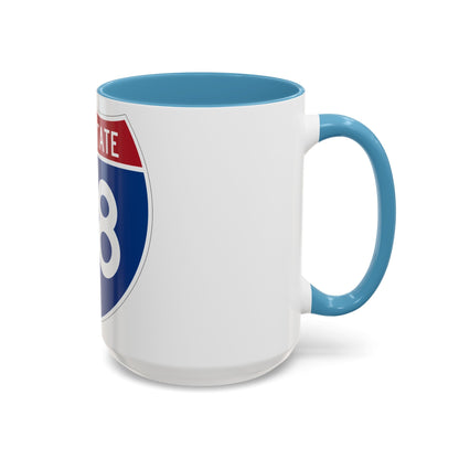 Interstate 78 (U.S. Highways) Accent Coffee Mug-The Sticker Space