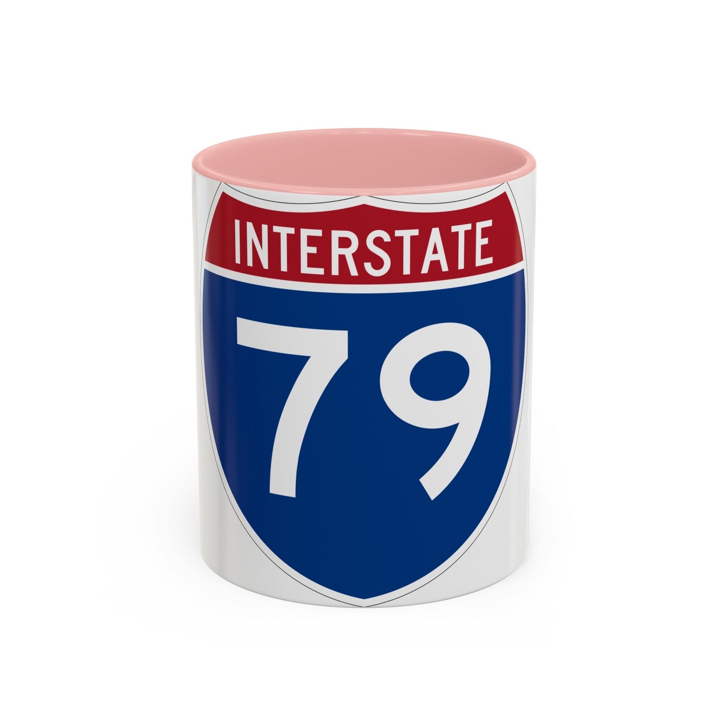 Interstate 79 (U.S. Highways) Accent Coffee Mug-11oz-The Sticker Space