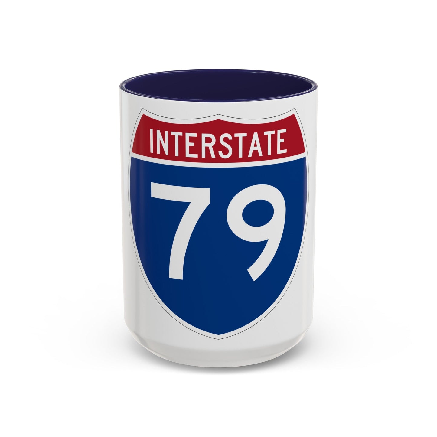 Interstate 79 (U.S. Highways) Accent Coffee Mug-15oz-The Sticker Space